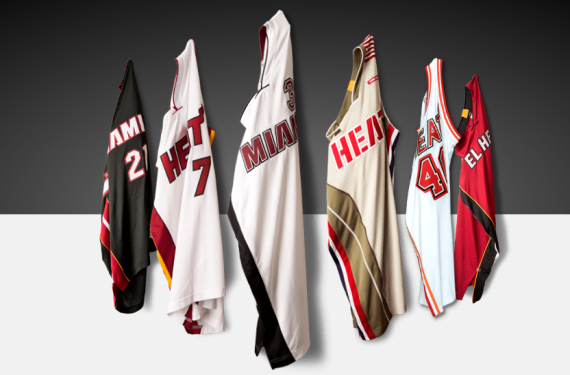 Todas as camisetas do Heat para a temporada 15-16